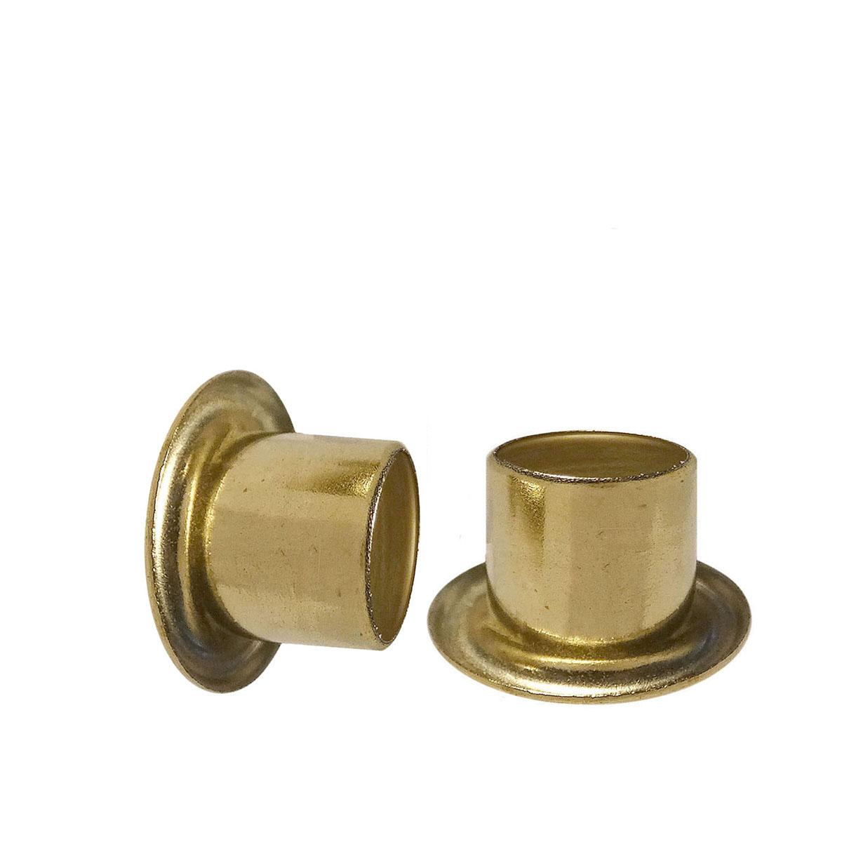 GS6-14 BRASS Eyelets .183 x 7/16-1000 pcs GS6-14 BRASS Eyelets .183 x 7/16-1000 pcs